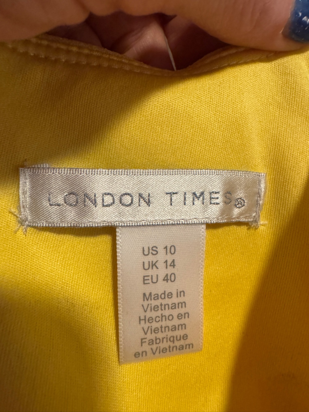London Times Yellow Floral Midi Dress - Picture 4 of 7